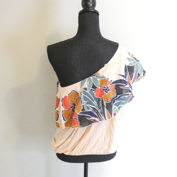 FREE PEOPLE Women's Annka Bubble One-Shoulder Top - Picture 6 of 8